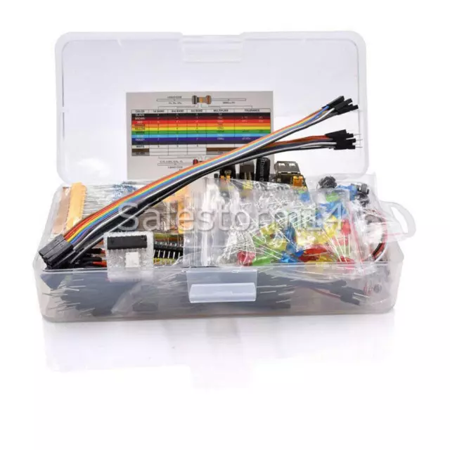 Electronic Component Starter Kit Breadboard LED Buzzer Resistor for STM32 TE715 2