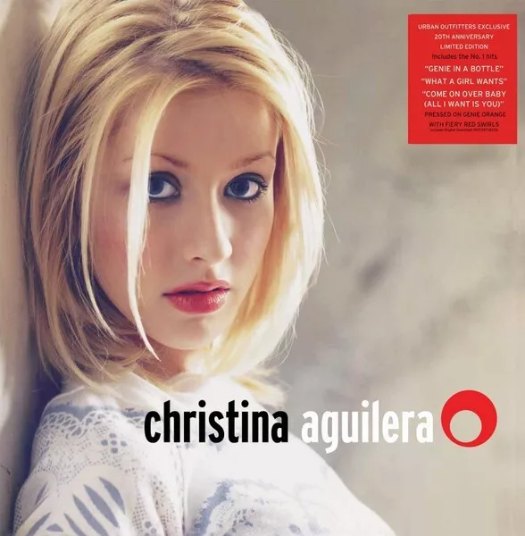 New! CHRISTINA AGUILERA Sealed ORANGE/RED SWIRL VINYL LP  20th Anniversary