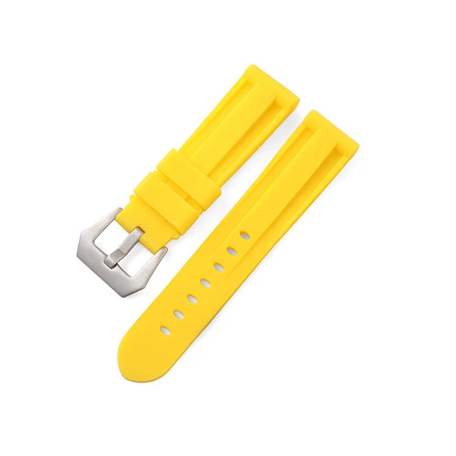 UHRENARMBAND 26 24 22 MM ORANGE ECHT LEDER WEICH POLPA BAND FÜR PANERAI MA STRAP