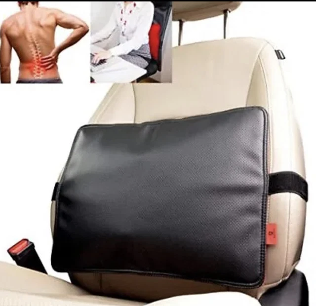 AJUVIA Back Vitalizer Lumbar Support Pillow for Fast Pain Relief 6-in-1 Back ...