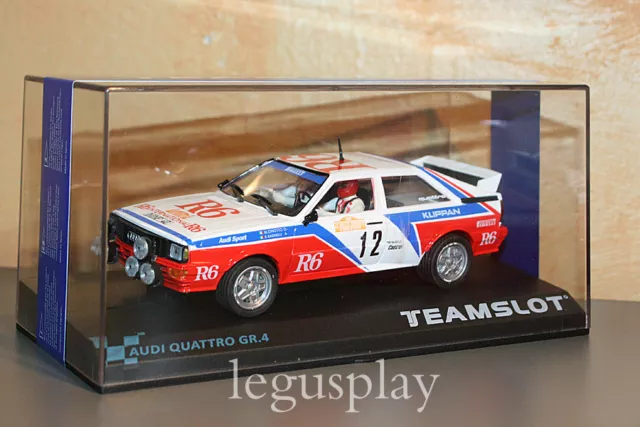 Slot SCX Scalextric Team Slot 12204 Audi Quattro GR.4 "Montecarlo 82" Nº12 - New