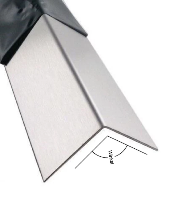Cornières Acier Inox 1.4301 Surface Anniversaire VA Angle 2m Long