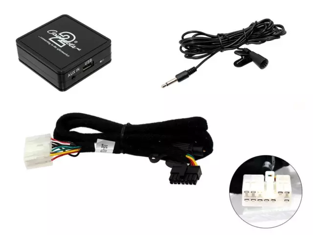 Toyota Avensis Bluetooth Streaming Adaptateur Mains-Libres Appels CTATYBT001 Aux