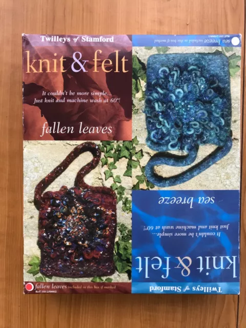 Twilleys of Stamford - KNIT AND FELT Kit - Bag - Fallen Leaves