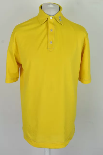 FOOT JOY Yellow Polo T-Shirt size M Mens Sportswear Outdoors Outerwear Menswear