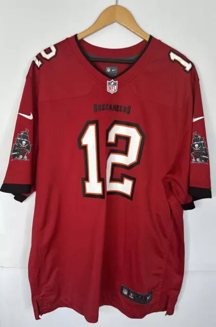 Tom Brady Tampa Bay  Buccaneers Nike NFL Jersey #12 Size XXL