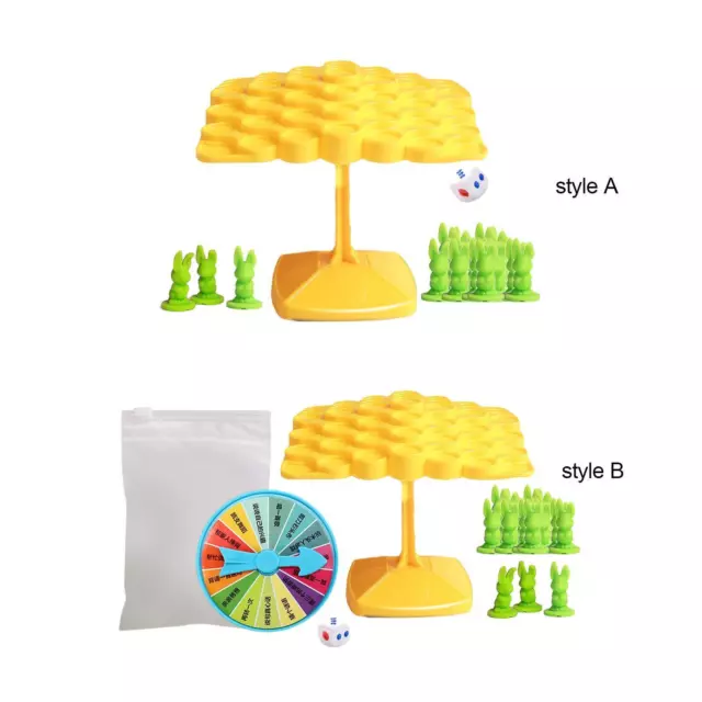 Jeu de planches de Puzzle pour lapins Montessori, arbre d'équilibre, jouet de