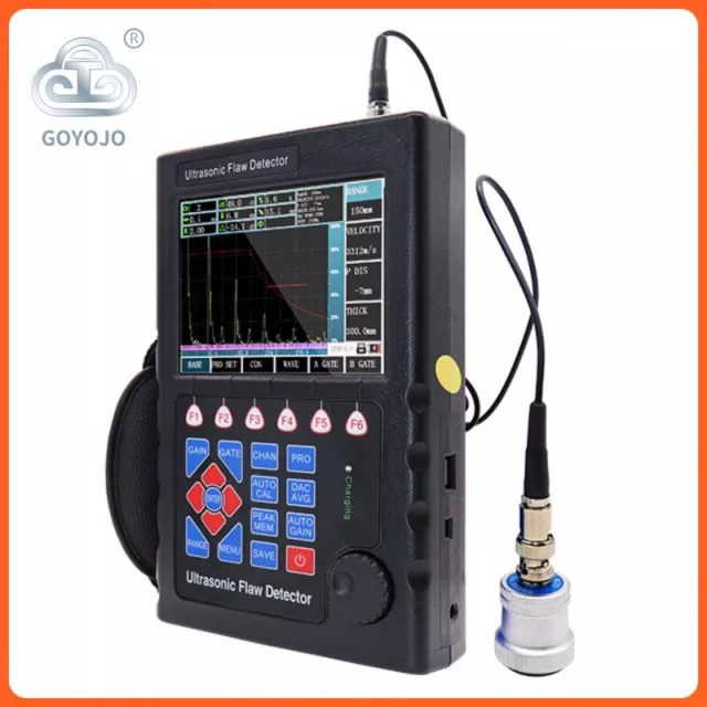 Digital Ultrasonic Flaw Detector NDT Equipment Testing Machine Metal 0~10000mm