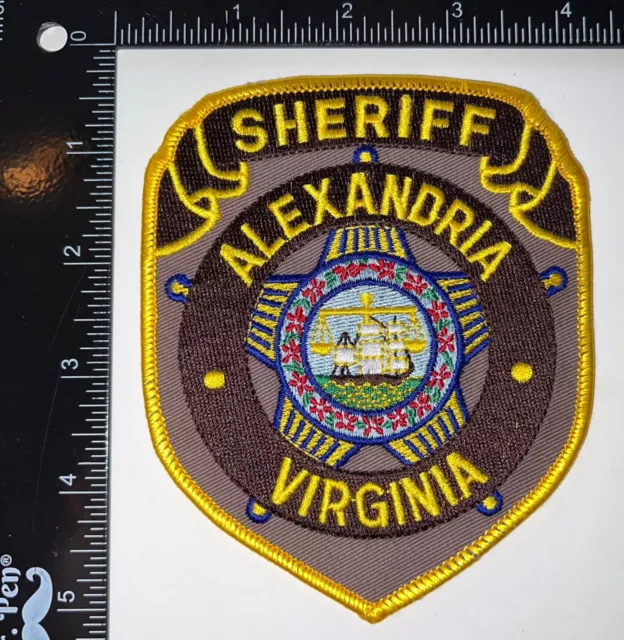 VINTAGE OBSOLETE Alexandria Sheriff Office VA Virginia Police Patch