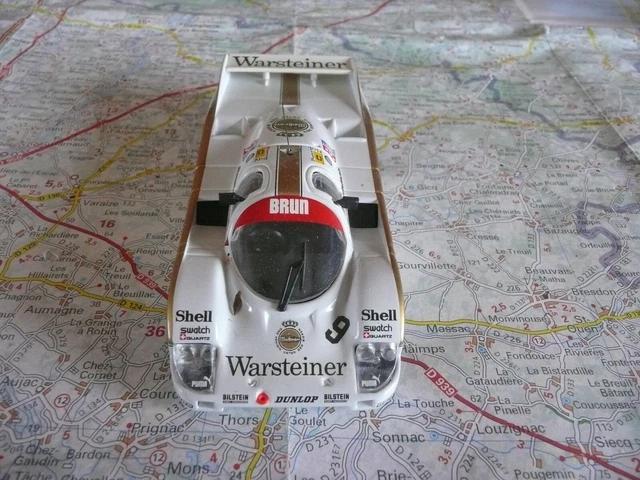 Miniature Vitesse 1/43 - Porsche 956 Argent - Le Mans 1984 - Modèle Diecast