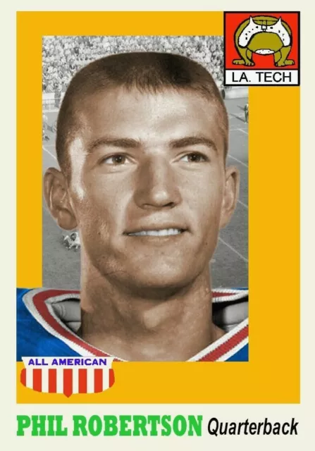Phil Robertson From The Show Duck Dynasty La Tech College 55 Aceot Art Card