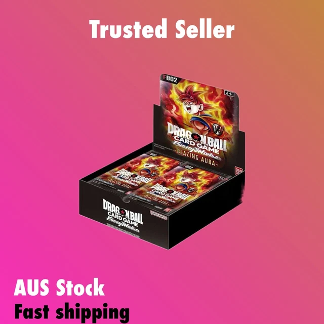 Dragon Ball Z Action Figures Dragon Ball Super Card Game: Fusion World - Blazing Aura Booster Box (FB02) 2024, English, Factory Sealed Sealed Magic: The Gathering Booster Boxes Dragon Ball Z Action Figures Dragon Ball Super Card Game: Fusion World - Blazing Aura Booster Box (FB02) 2024, English, Factory Sealed Sealed Magic: The Gathering Booster Boxes