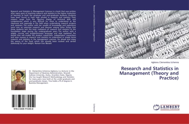 Research and Statistics in Management (Theory and Practice) Uchenna Taschenbuch