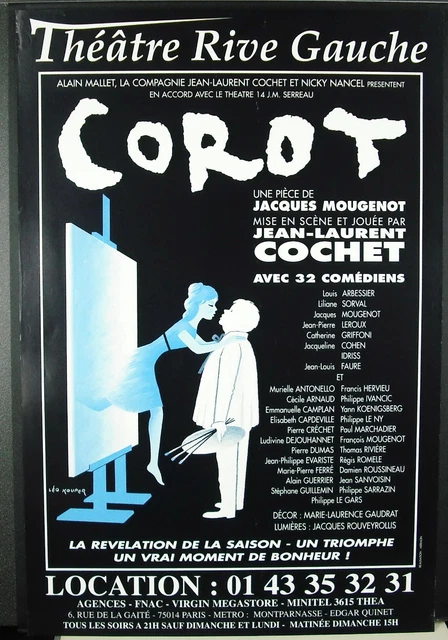 Corot Théatre Rive Gauche Alain Mallet Jacques Mougenot Manifesto Da Spectacle