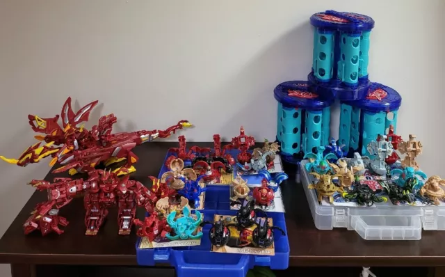 Bakugan Battle Brawlers Lot: Figures, Cards and Cases