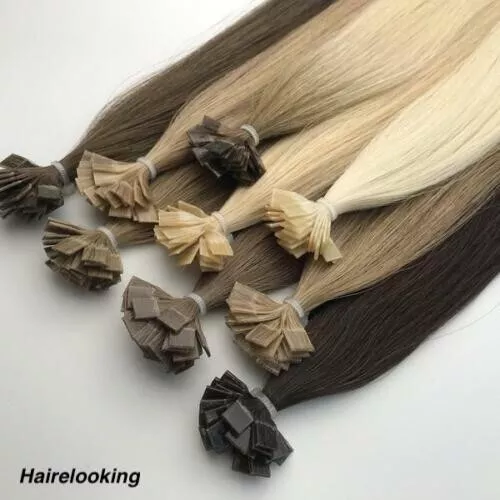 50/100/150/200 Extensions Pose A Chaud Cheveux 100% Naturels Remy Hair 66Cm/ 1Gr