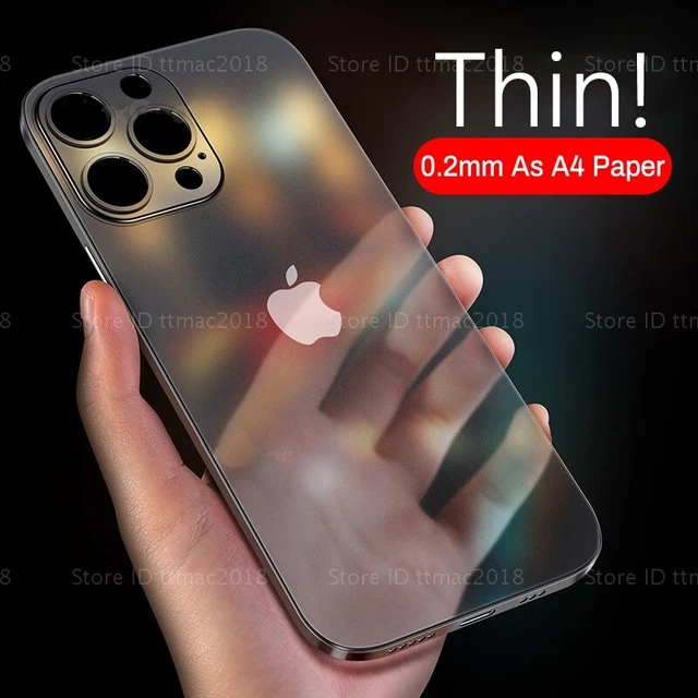 Handy Hülle Super Dünn iPhone 11 12 13 14 Pro Max Mini XR XS Case Apple Tasche
