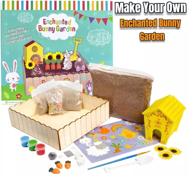 Make Your Own Enchanted Bunny Garden Everything For Kids Easter Gift Garden Kit