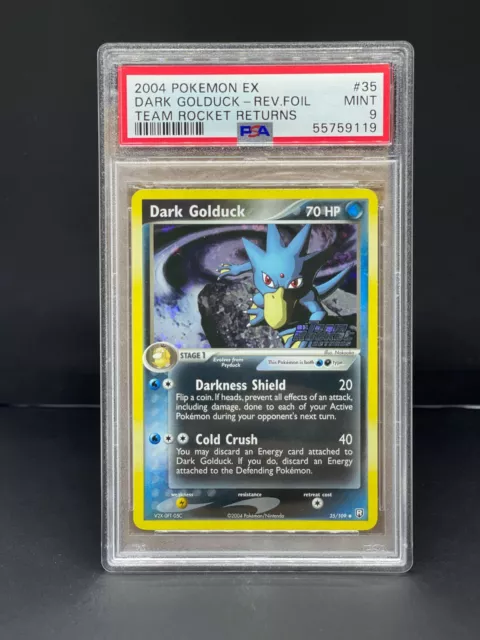 Pokemon Ex Team Rocket Returns Golduck Reverse Holo PSA 9 MINT #35 - Graded Card