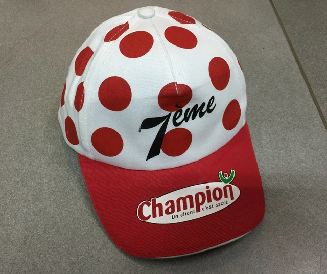 Casquette Tour de France Pois Rouge