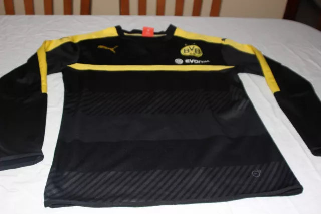 Camiseta Futbol Del Borussia Dortmund De Marca Puma Talla M Publicidad Evonik