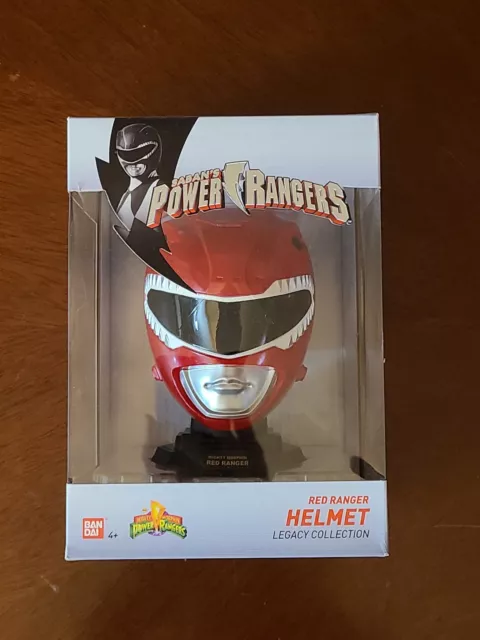 Power Rangers Legacy Mighty Morphin Red Ranger Helmet Display Set