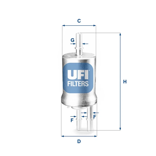 Filtro carburante UFI 31.855.00 inserto filtro per 7N1 ALHAMBRA 710 SEAT 7N2 VW