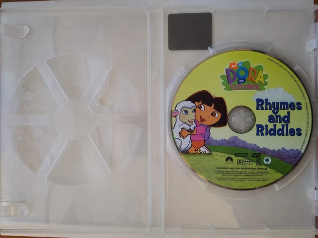 DORA THE EXPLORER: Rhymes and Riddles (DVD, 2003) $7.75 - PicClick CA