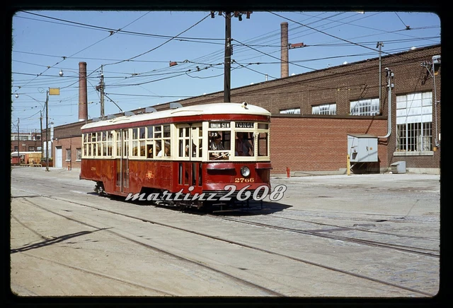 (Db) Orig Traction/Trolley Slide Ttc (Toronto, On) 2766.