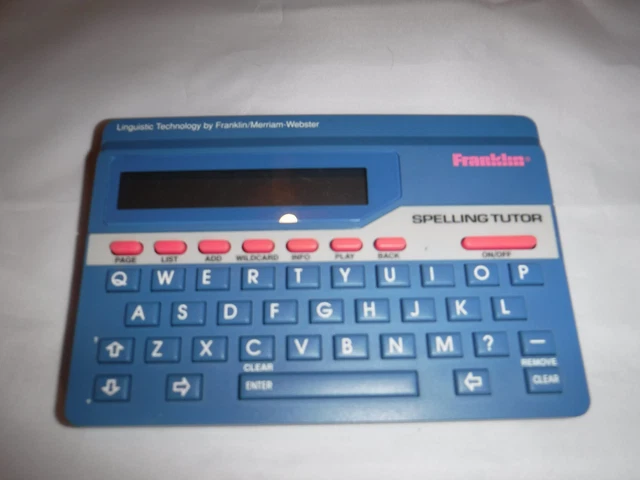 Franklin Spelling Tutor Spellblaster ll Model SA-50
