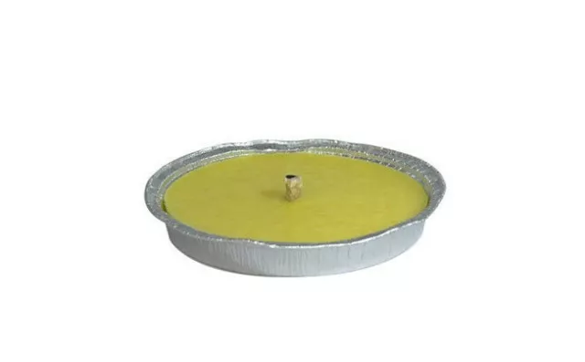 10/30/60 Padelle Romane Candele Citronella Alluminio 11 cm Anti Zanzare