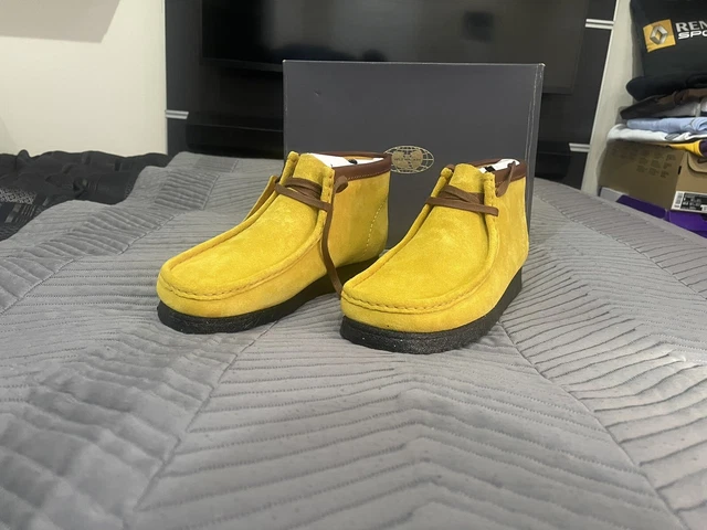 CLARKS ORIGINALS X Wu Tang Clan Wallabees Boot UK 8 US 9 Wu Wear Yellow Suede 100.00 PicClick UK