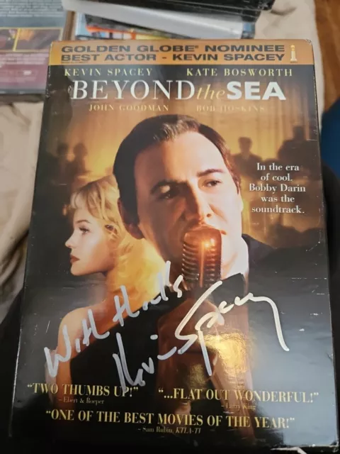 Beyond the Sea (DVD, 2004) AUTOGRAPHED By Kevin Spacey! New Sealed W SLIPCOVER