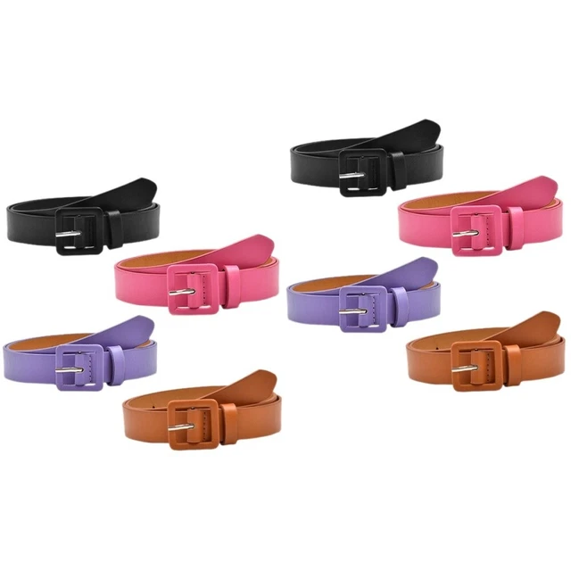 8 pcs Girls Kids Dress Belts Girls Belt Jean Belts Fashionable Kids Belts for