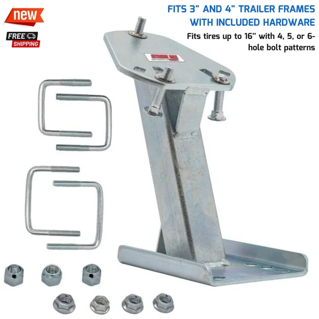 SPARE TIRE CARRIER for Shorelander/ Boat Trailer Frame Mount Fit 4 5 6