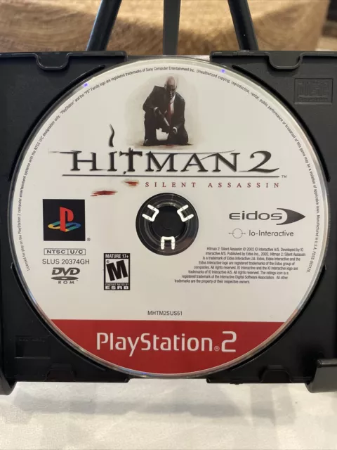 Hitman 2: Silent Assassin Greatest Hits (Sony PlayStation 2, 2003) PS2 Disc Only