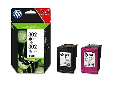 MULTIPACK <-.HP X4D37A<  302+302  Multipack. Originale Nero + Colore