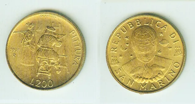 200 Lire 1997     San Marino