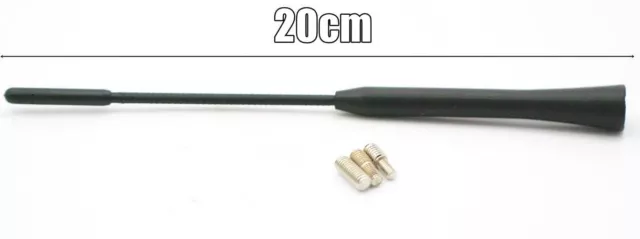 Vehículo Barra Antena de Techo Coche 20cm Coche Radio Fm Am M4 M5 M6 para Smart