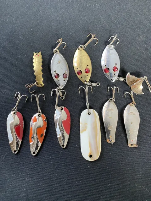 MOTHER OF PEARL Abalone Mop Fishing Lure 2 Teardrop Vintage Q $7.00 -  PicClick