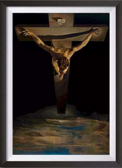 Salvador Dali Cristo Di St.John Cross Tre Stampa Scelta Due con Cornice a Nuovo