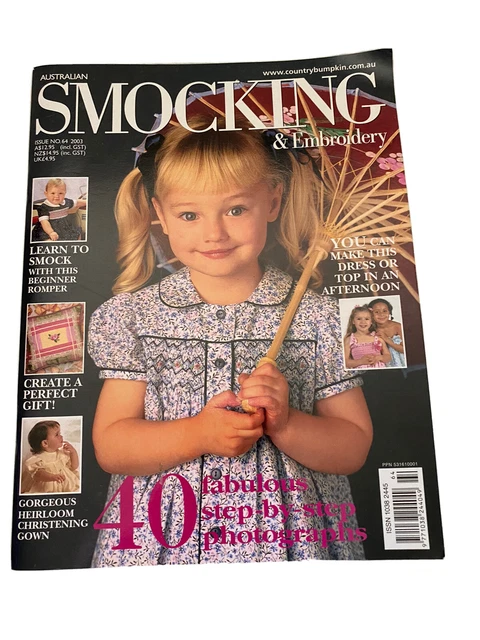 AUSTRALIAN SMOCKING & EMBROIDERY Magazine, Issue No. 64, 2003