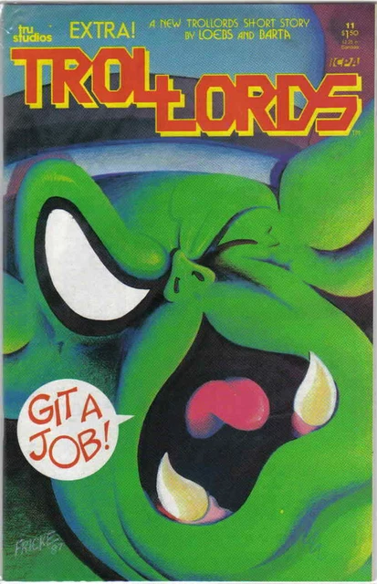 Trollords #11 First 1st Printing Tru Studios Comics October Oct 1987 (VFNM)