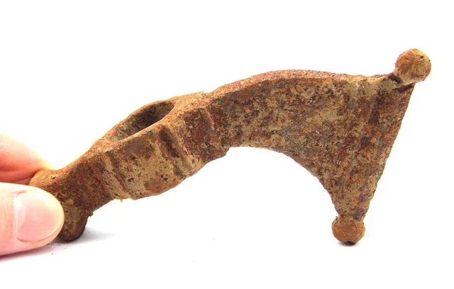Ancient Rare Authentic Viking Kievan Rus Byzantin Iron Ritual Battle Axe 8-10 AD