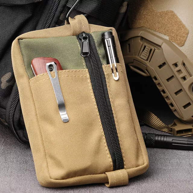 Tactical Molle Pouch EDC Multi-purpose Bag Utility Phone Pocket Mini Wallet