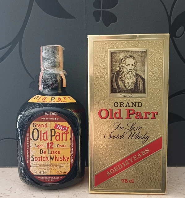 WHISKY GRAND OLD PARR DE LUXE SCOTCH WHISKY DECANTER 75cl. 43