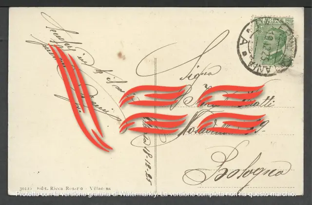 cartolina VILLAROSA (Enna) - Sikelia Miniere di zolfo Pagliarello Respica - 1925 2