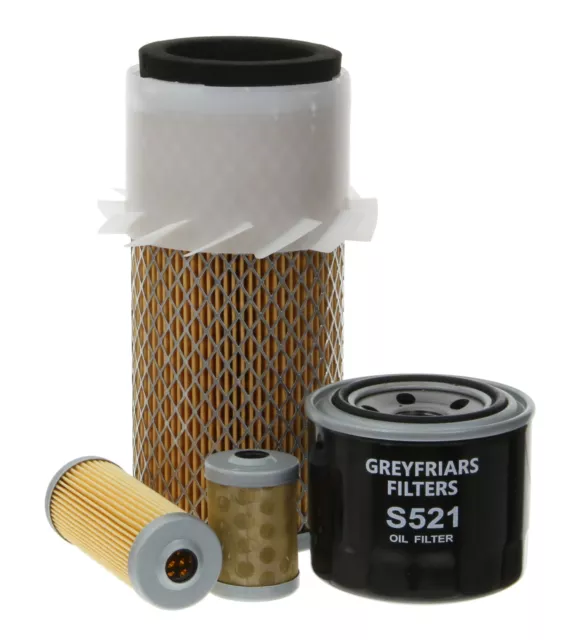 500 Hour Filter Service Kit for Komatsu PC 05-7 Mini Excavator