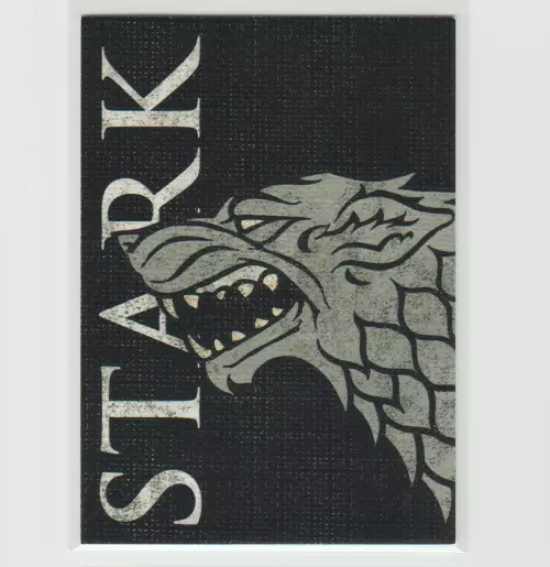 2013 Game of Thrones Season 2 STARK House Sigil Insert #H1