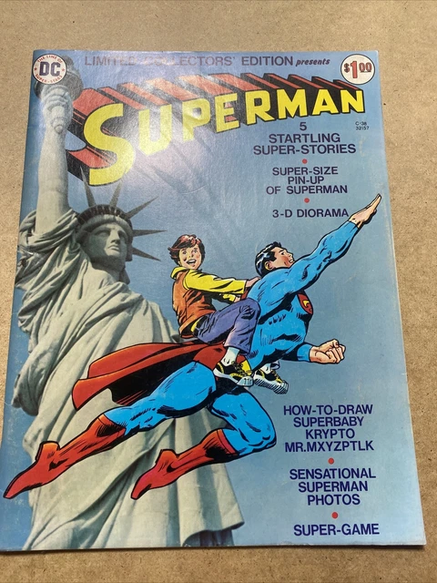 Superman DC Comics Limited Collector's Edition 1975 C-38 32157  FN